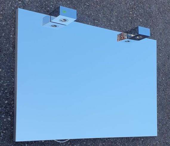 Spiegel mit Licht- mit 2 Leuchten, Marke Alape