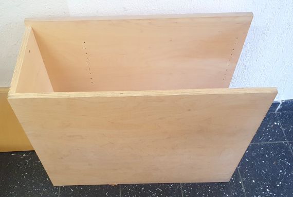 Tischfuss- Tischsockel- Tischunderbauten, Holz Multiplex Birke, massiv