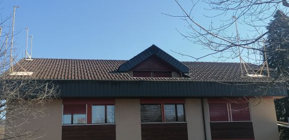 Isoliertes Dach zur Demontage vor Ort