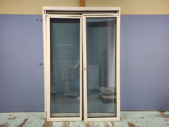 Balkontüre / Fenstertüre 2-flügelig, 3-fach Verglasung (0,5 W/m2K)