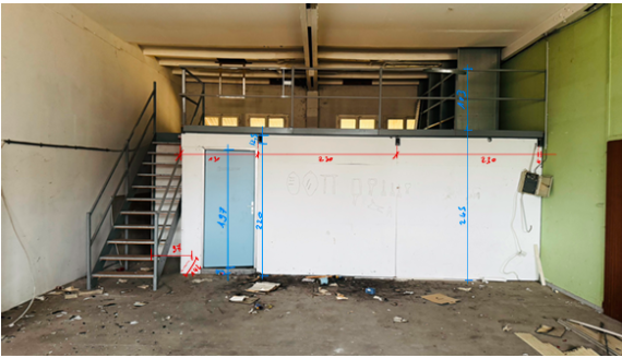 Mezzanine LISTA - Structure + plancher