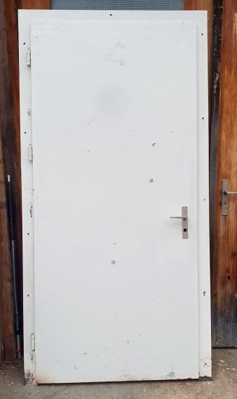 Abtrenn-Türe, Holz, für innen mit Rahmen, (T30), Band links