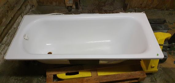 Einbau- Badewanne, 160 cm, weiss