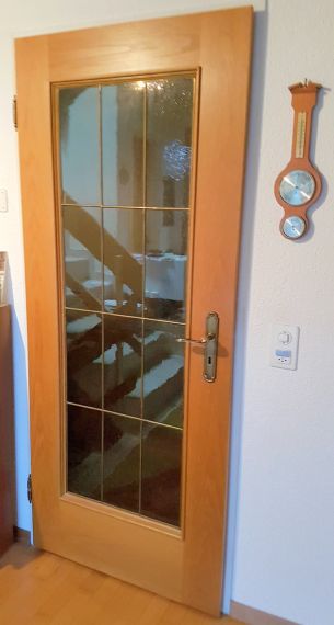 Türe mit EV Glas für Stubenabtrennung