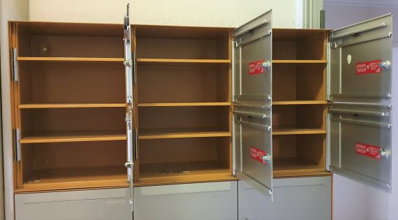 Alu Briefkastenanlage 6er ohne Milchkästli