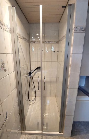 Dusch- Wand, Duscholux, Echtglas
