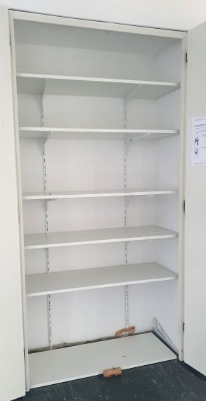 Regalsystem- ELEMENT für flexible Regale, Stahl in weiss