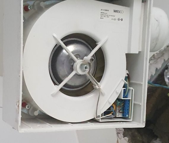Ventilator- Abluftventilator, Wesco- Typ 3000