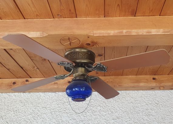 Ventilator- Deckenventilator, blau