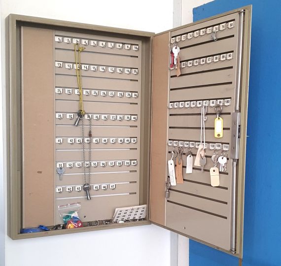 Schlüsselkasten, Metall, für bis zu 280 Schlüssel