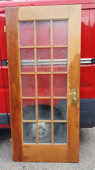 Zimmer-Türblatt mit EV Glas und Kreuzsprossen