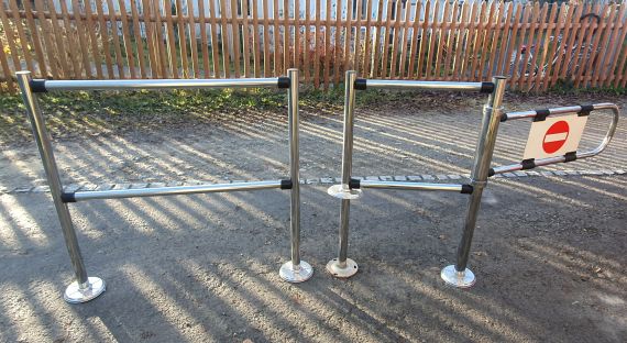 Personenleitsystem- Absperrung, Outdoor