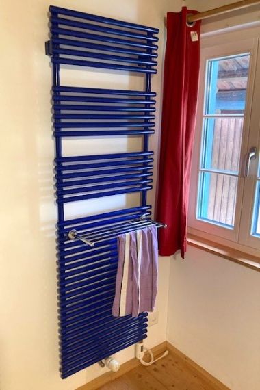 Handtuchradiator- Badheizkörper, Arbonia, blau, mit Fernbedienung